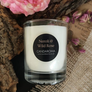 Neroli & Wild Rose soy blend candle image 1