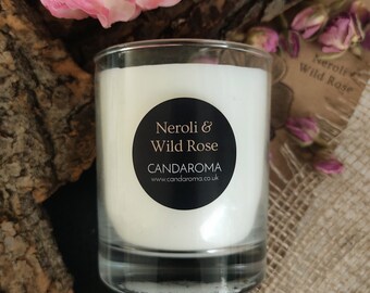 Neroli & Wild Rose soy blend candle