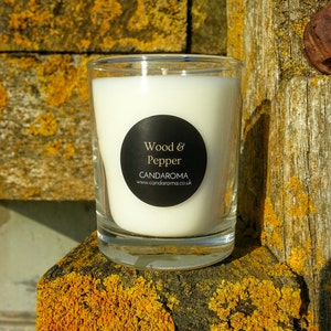 Wood & pepper soy blend candle image 2