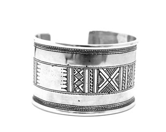 Ethnic Tuareg cuff bracelet