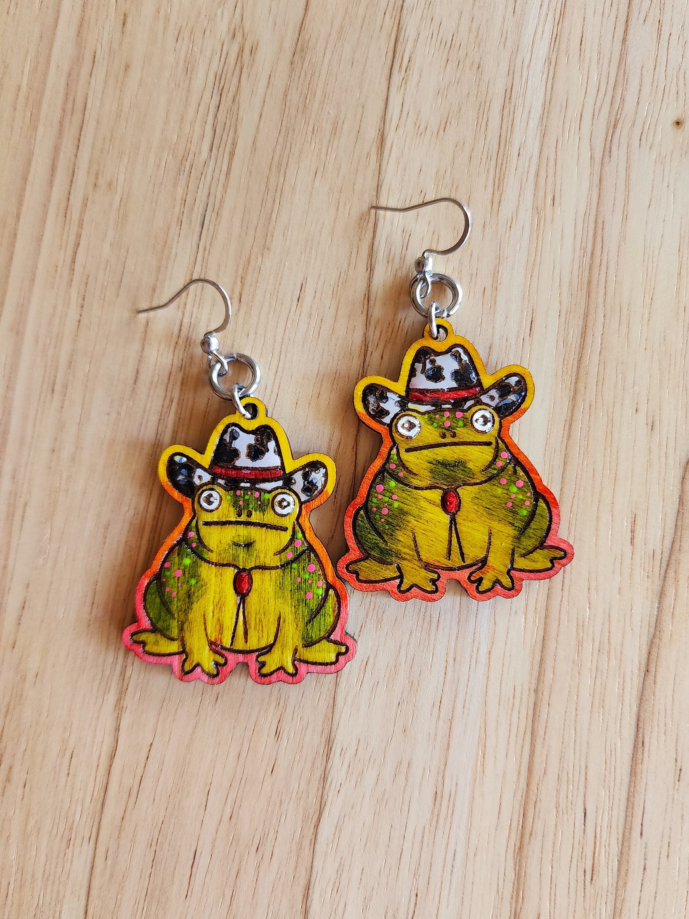 Artistic Earrings - Etsy
