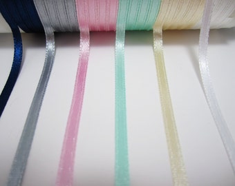 3mm (1/8&quot;) Double-Faced Satin Ribbon with Breakaway Clasp for Silicone Necklace