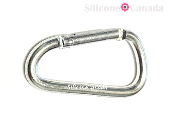 Mini Carabiner Clip / Aluminum Hook / Spring Snap Carabiner Hook / Clasps  Loop Belt / Snap Hook / Loop Belt / Heavy Strong Aluminum / Canada
