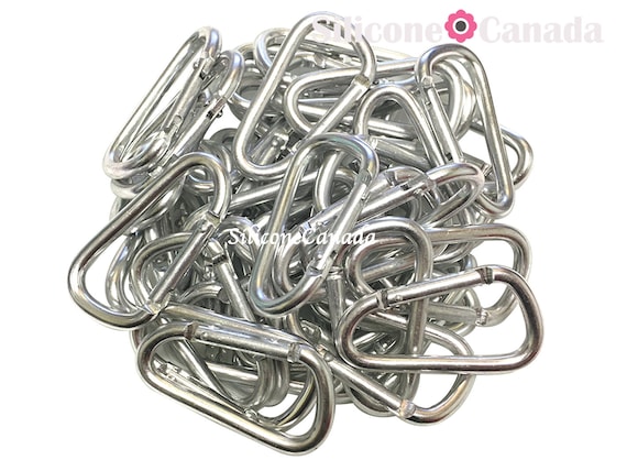 Mini Carabiner Clip / Aluminum Hook / Spring Snap Carabiner Hook