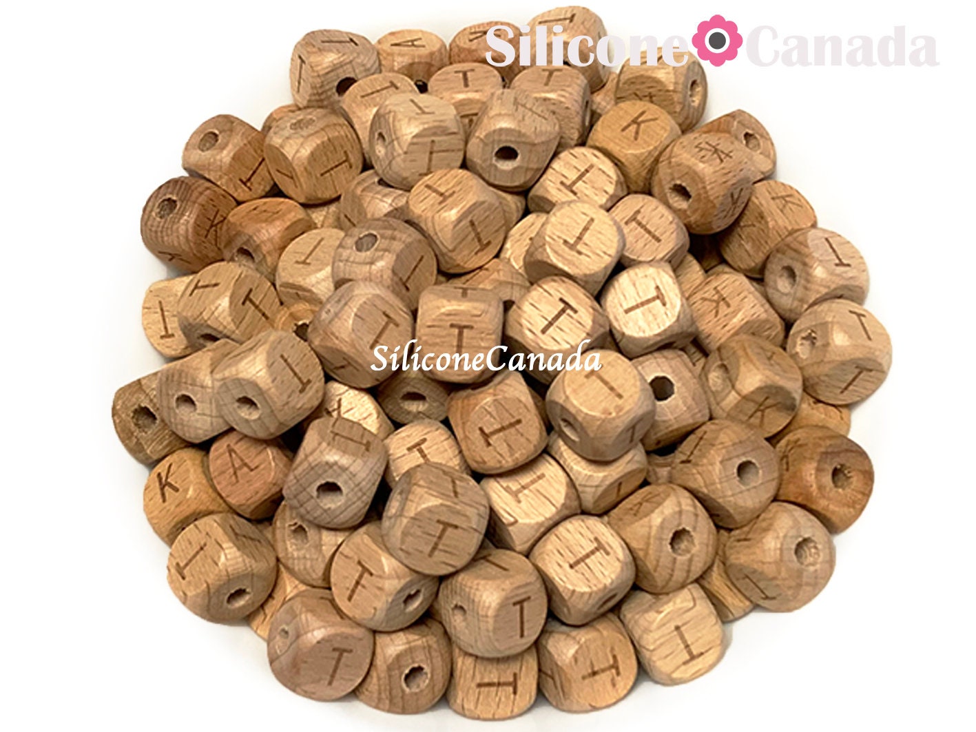 Alphabet Wooden Beads Square Dyed Wood Beads With 26 Letters - Temu