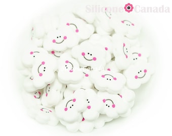 Cloud Silicone Beads. Loose, highest quality, BPA free silicone craft supplies Canada USA Europe. Wholesale Bulk Discount.