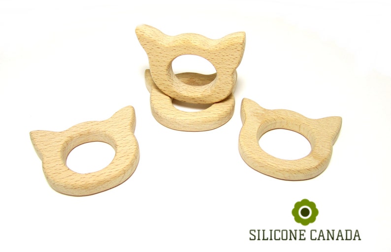 natural wood teethers