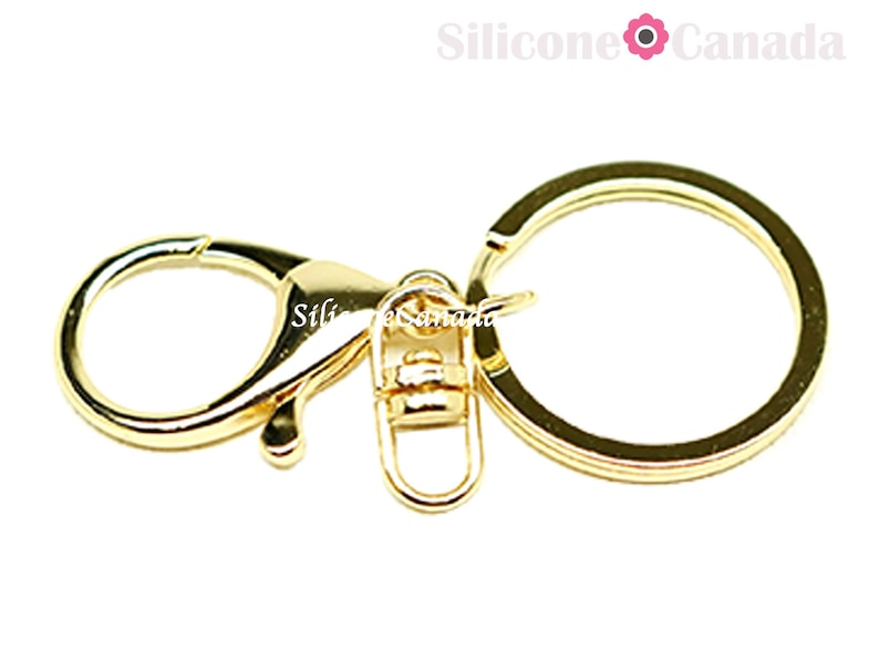 Lobster Clips With Key Ring. DIY Keychains. Keyrings. Etsy Canada