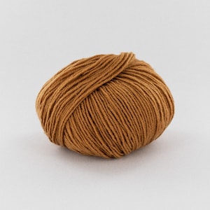 French Sustainable Merino Wool, Camel, Gueret by Fonty - 50 gr (1.76 oz), More Colors, Superwash, Natural Yarn, DIY, Knitting, Crocheting