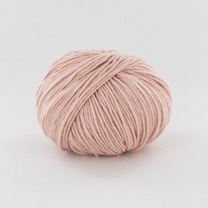 Nachhaltige französische Merinowolle, Blush, Gueret von Fonty - 50 gr, mehrere Farben, Superwash, natürliches Garn, DIY, Stricken, Häkeln