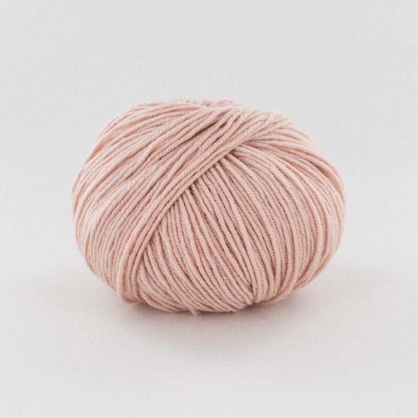 Laine mérinos durable française, blush, guéret par Fonty - 50 gr (1,76 oz), plus de couleurs, superwash, fil naturel, bricolage, tricot, crochet