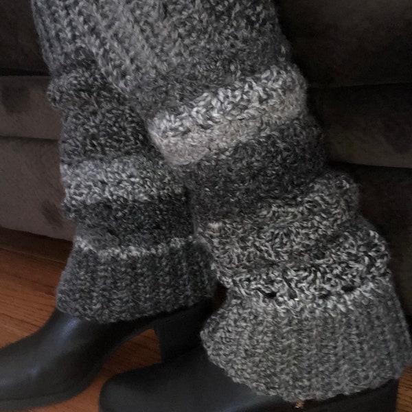 Crochet leg warmers