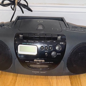 Aiwa CSD-EX1U Stereo Am/fm Radio Cassette Recorder CD Player 1992