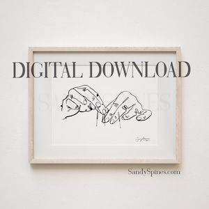 Acupuncture Line Art | Digital Download | SandySpines
