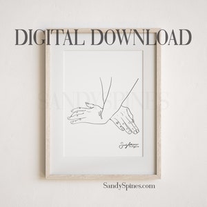Adjusting hands | DIGITAL DOWNLOAD version | SandySpines
