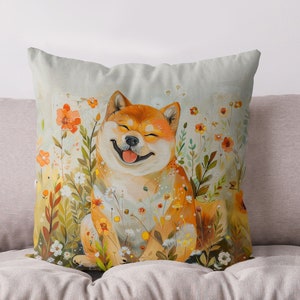Shiba inu cushion deals