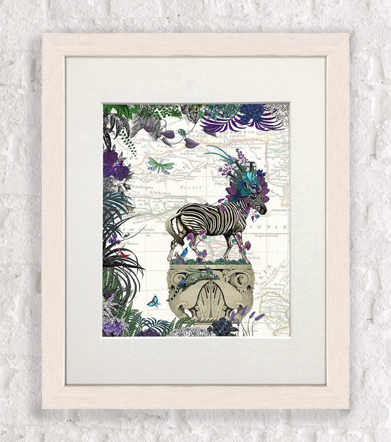 Limited Edition Zebra Wall Art African Zebra Animal Art Etsy