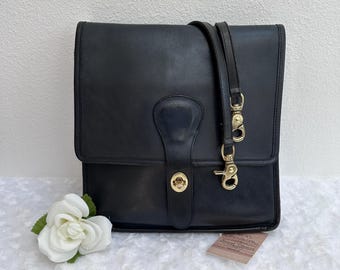 Vintage Coach Small (baby) Courier Pouch 9505 Saddle Leather