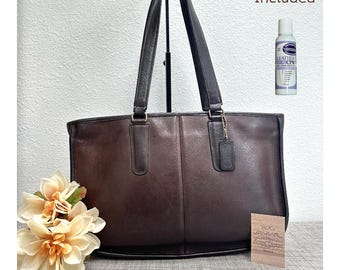 Vintage Coach Pre Creed HASP BAG, Bonnie Cashin Era 1960s, Tan