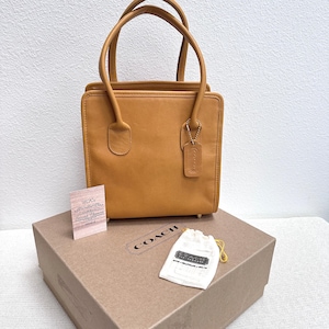 Vintage Coach Bag Yellow - Etsy