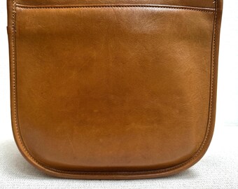 Vintage Coach Small (baby) Courier Pouch 9505 Saddle Leather