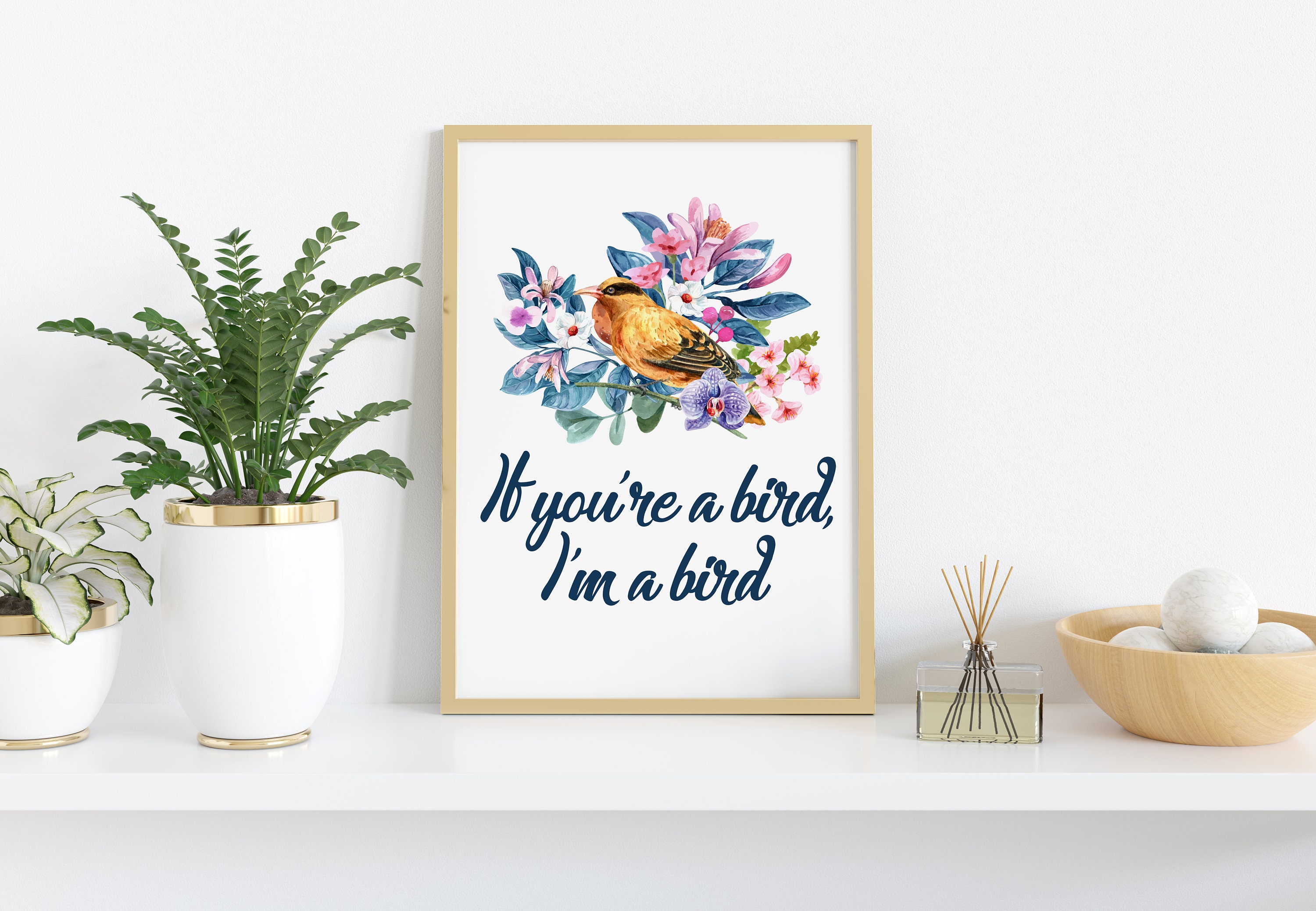 If You're A Bird I'm A Bird The Notebook Quote If Etsy