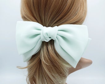 LARGE FLOPPY FLORAL PRINT CHIFFON BOW ON ALICE BAND