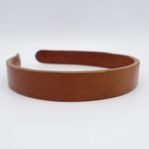 Genuine Leather Headband: Minimalist Hair Accessory