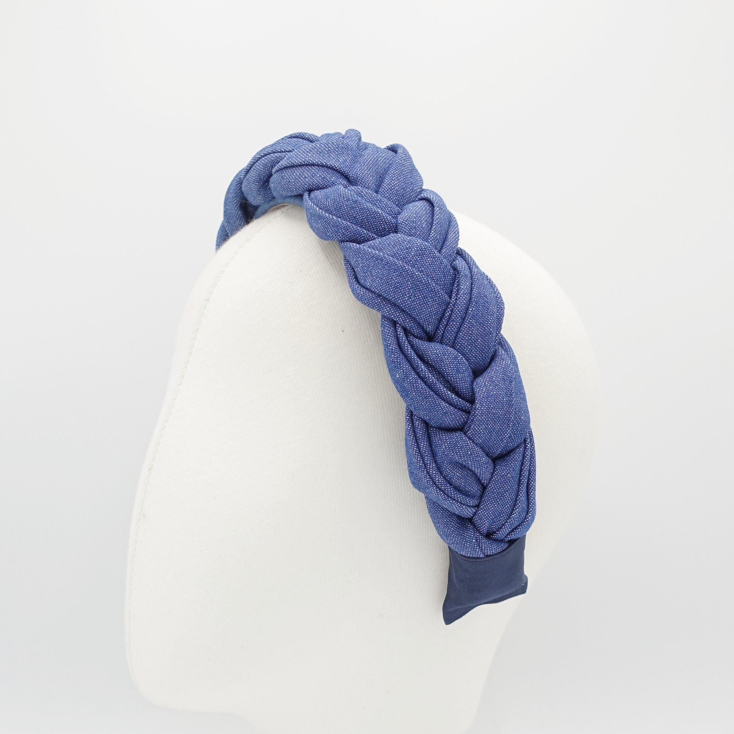 Denim Braided Headband Stylish Fashion Plaited Hairband  display picture 2