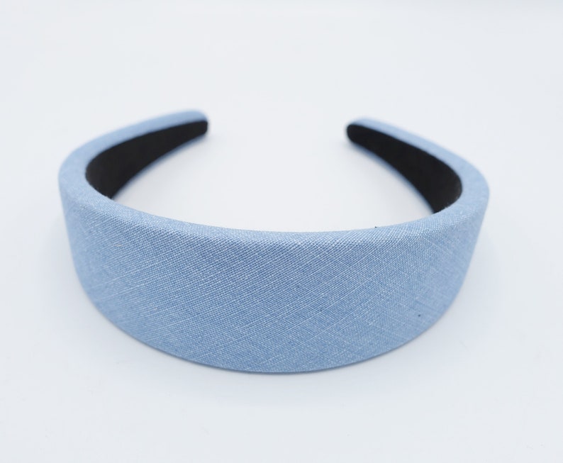 Denim Padded Headband Casual Cotton Hairband for Women Etsy