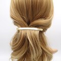 metal hair barrette, minimalist hair barrette, simple hair barrette for women product logo