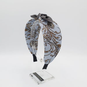 paisley hoofdband met strik en bloemenhaaraccessoire voor dames