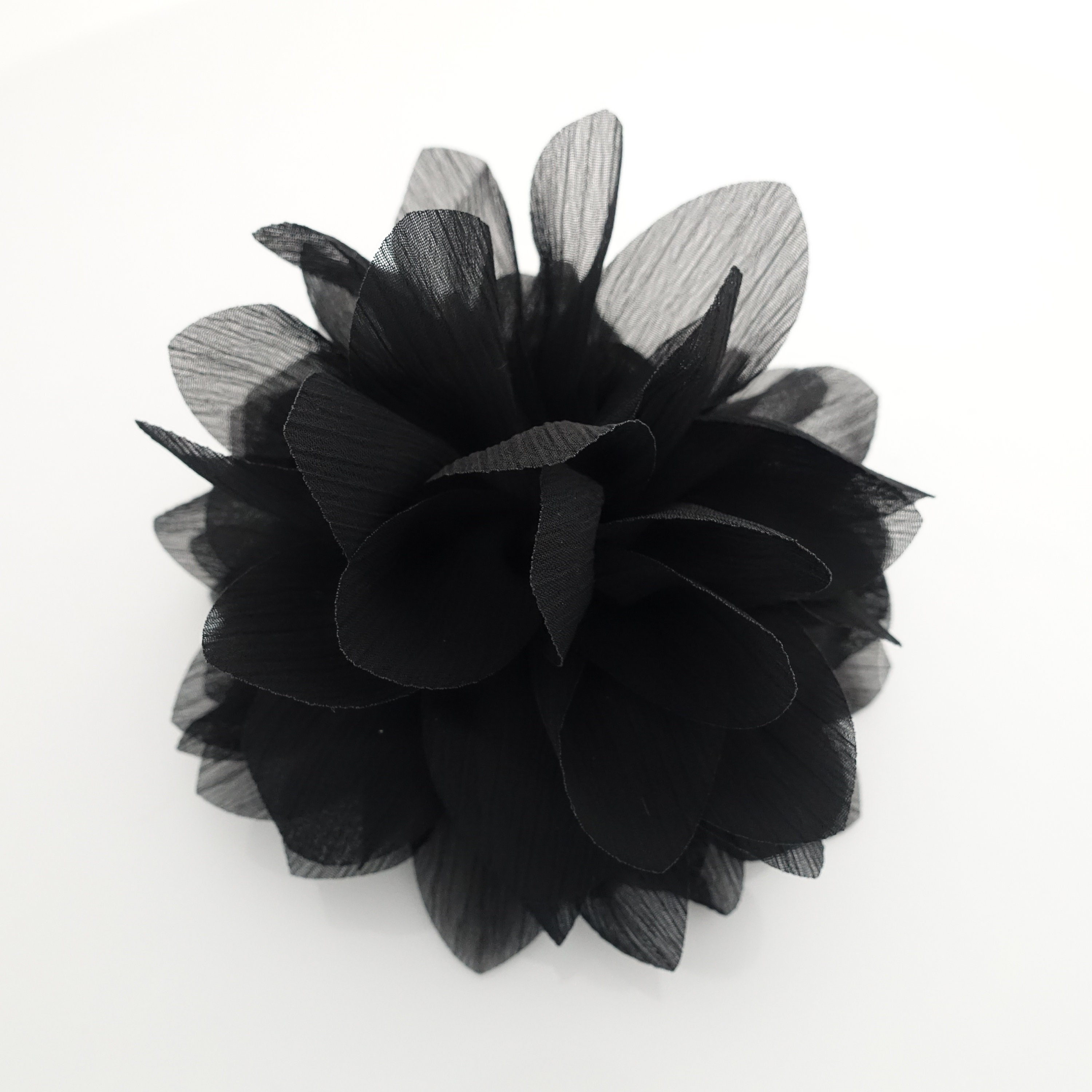 ◆FOLNUA◆ CLOVER HAIR SCRUNCHIE BLACK F24SWFSHA02 Black Beaded Fringe Hair Scrunchie | Claire's US