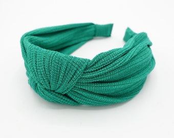 corrugated thin fabric headband knot hairband woman hair accessory