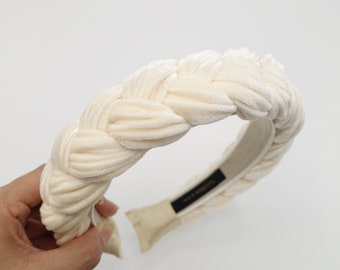 RUNRAYAY 3 fili di capelli sintetici intrecciati fascia classica