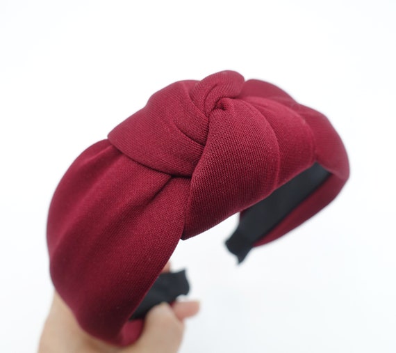 Solid Knot Headband Twine and Love | Solid Color Knotted Headband | Handcrafted  main image 3