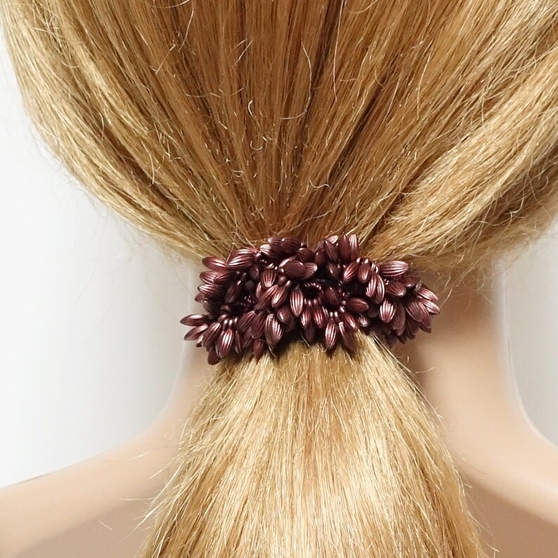 Seeds Beaded Hair Elastic Scrunchies Woman Hair Accessories Etsy