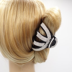Rhinestone Hair Claw Clip: Decorative Jaw Clamp