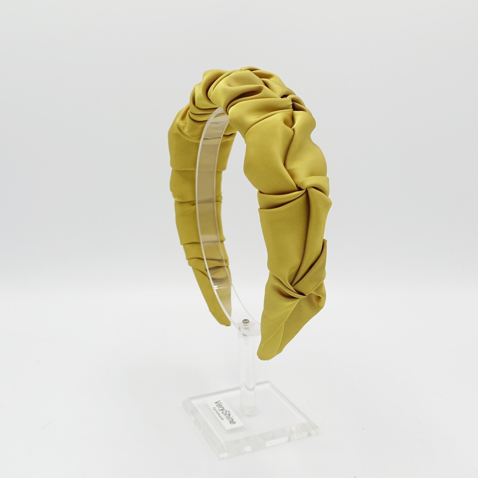 Satin Twisted Wave Headband Stylish Regular Width Hairband for Etsy