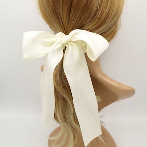 shimmer fabric tail scrunchies  bow knot hair elastic for women