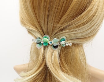 rhinestone spangle hair barrette bling hair accessory for women