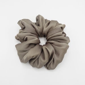 übergroße Haargummis Satin geknitterte elastische Haargummis für Frauen