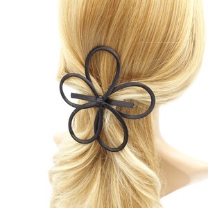 petal hair clip wired flower hair accessory for women