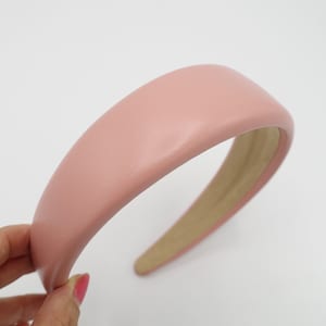 leather padded headband stylish hair accessory for women