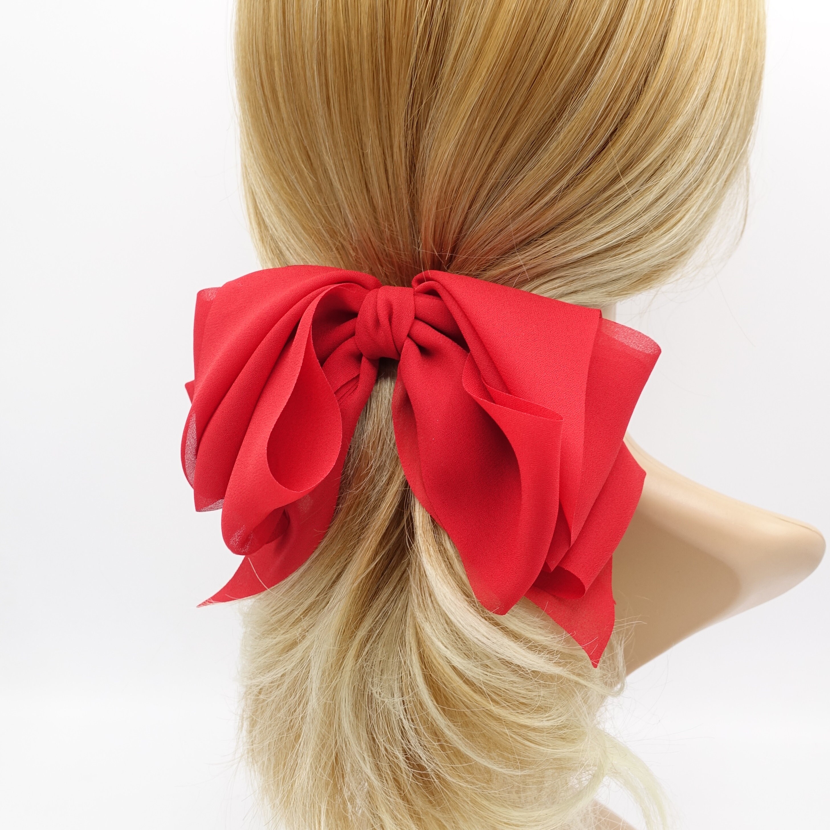 Chic Chiffon Horse Hair Tail Hair Bow For Women And Girls Available From  Angelbaby1818, $0.68