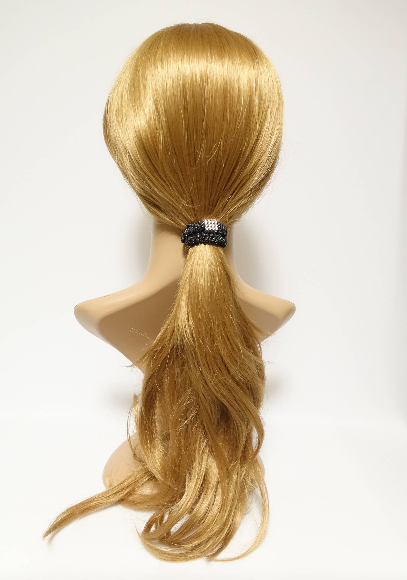 A Set of 4 Ponytail Holders Chunky Thick Elastic Band Hair Etsy