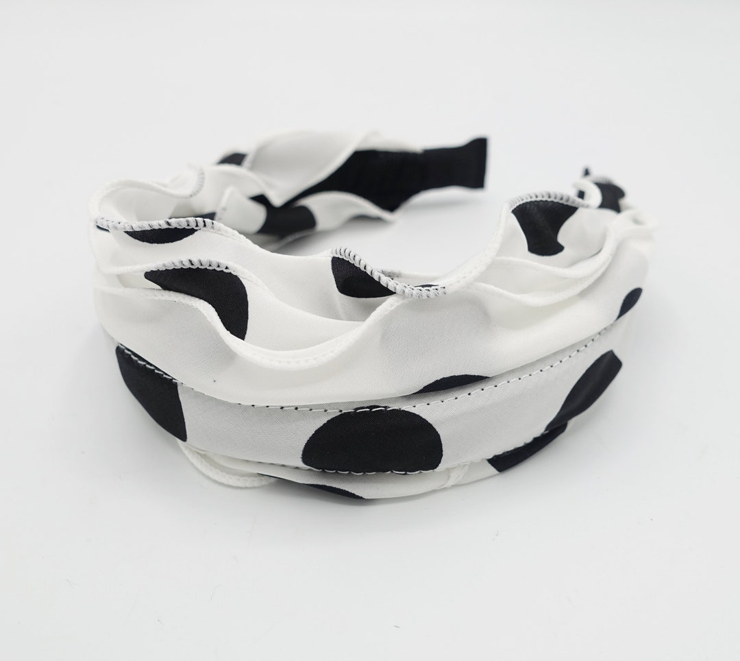 Tiple Lettuce Trim Edge Headband Big Dot Hairband Hair Etsy