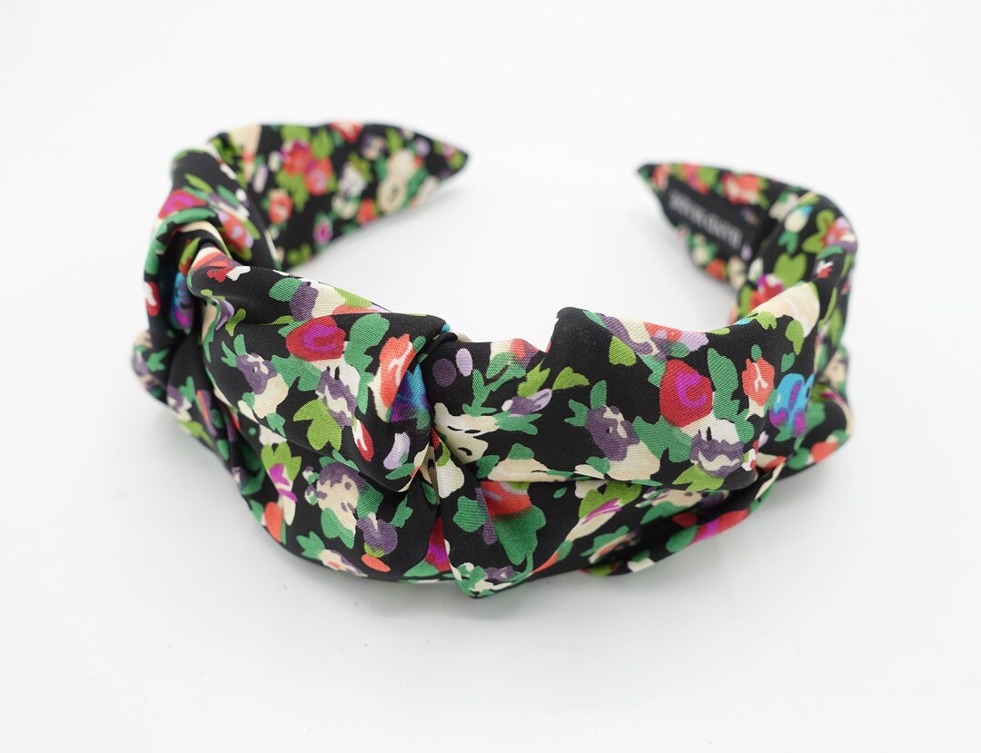 Floral Twist Pleat Headband Cute Hairband Women Hair Accessory - Etsy
