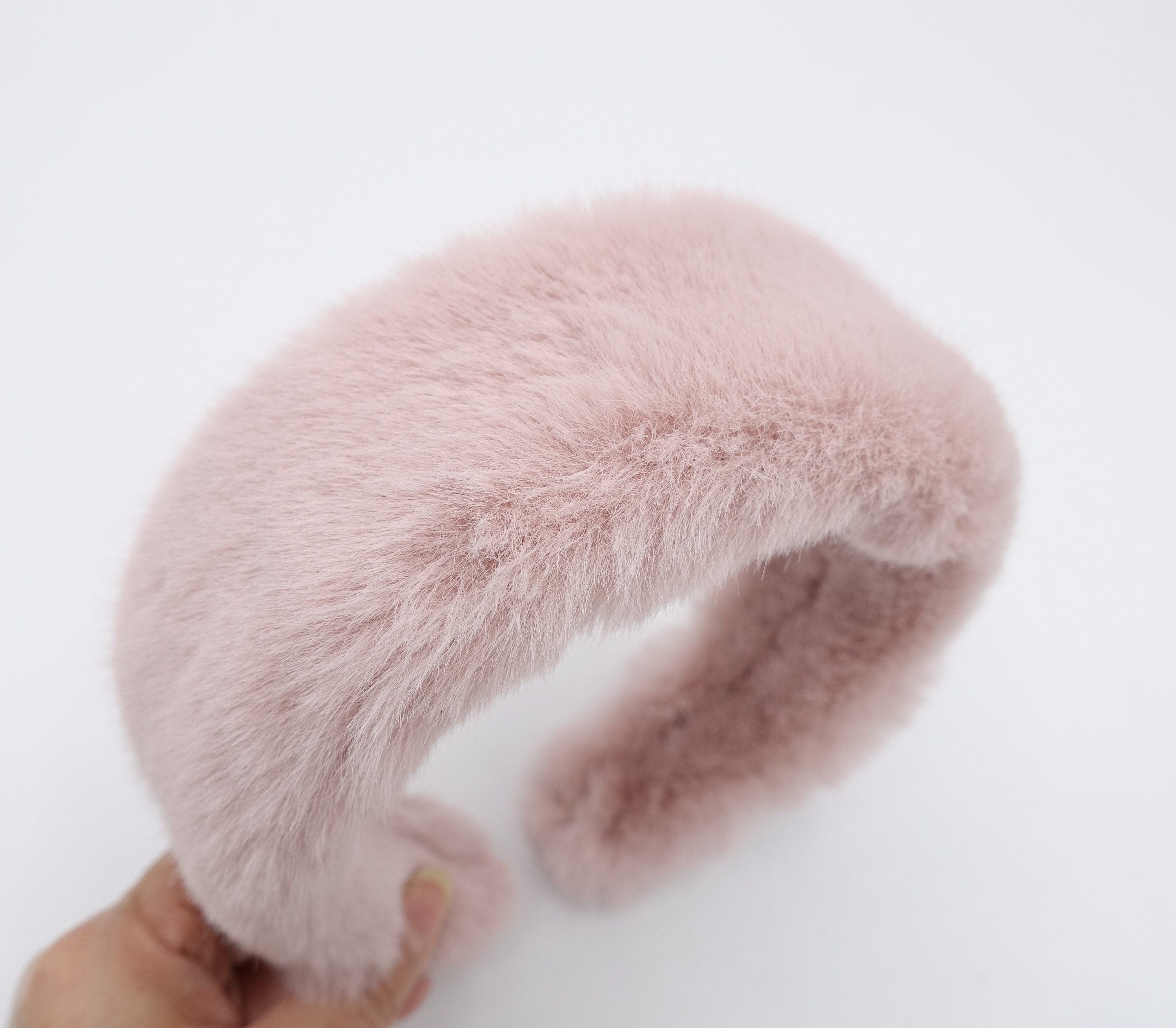 Fabric Fur Headband Faux Fur Hairband Women Fall Winter Hair 