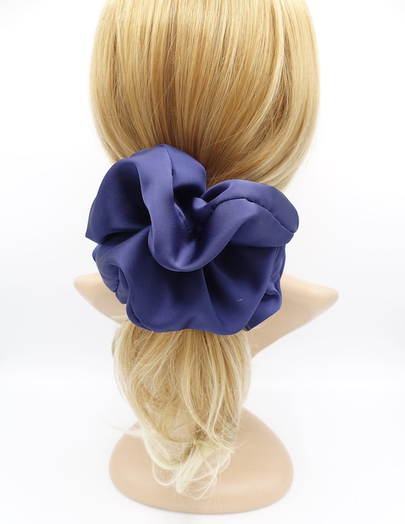 Oversized Satin Scrunchie: Voluminous Hair Tie - Etsy